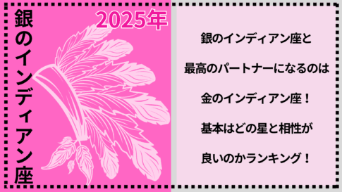 2025年銀のインディアン座と最高のパートナーになるのは金のインディアン座！基本はどの星と相性がいいのかランキング！