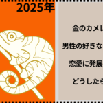 2025年金のカメレオン座男性の好きなタイプは？恋愛に発展する為はどうしたら良い？